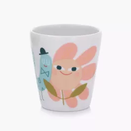 Dětský hrnek DUKA MINI Žížala, porcelán, bílý, 200 ml