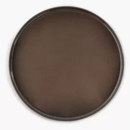 Jídelní talíř DUKA FREYR, keramika, hnědá-zelená, 26 cm