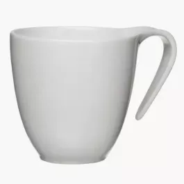 Hrnek DUKA TIME, 450 ml, porcelán, bílá