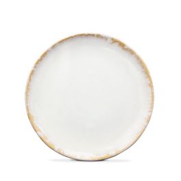 Sada talířů TERRAFINA Amazônia, kamenina, bílá, 21 cm, 4 kusy
