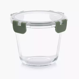 Kulatá dóza na potraviny DUKA IDEAL LUNCH, sklo, 700 ml