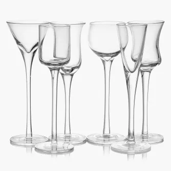 Likérové skleničky DUKA LIQUARE, transparentní sklo, 6 kusů