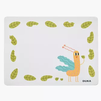 Prostírání DUKA MINI Vážka, bílá/vícebarevná, 39,5x29,5 cm