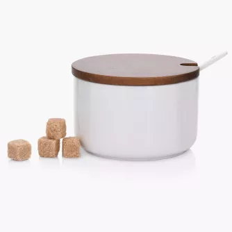 Porcelánová cukřenka se lžičkou DUKA ACACIA
