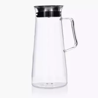 Džbán na vodu a nápoje s víkem DUKA NJUTA HANDLE, sklo, 1,5 l