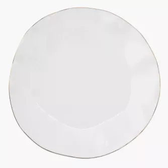 Dezertní talíř DUKA RIVIERA 16 cm z bílo-zlatého porcelánu