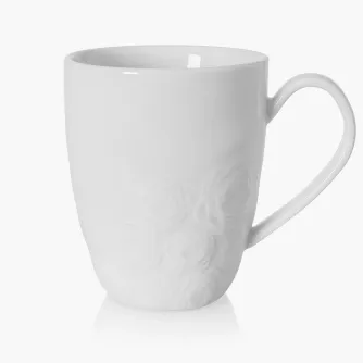 Hrnek DUKA SARA, porcelán, růže, 300 ml