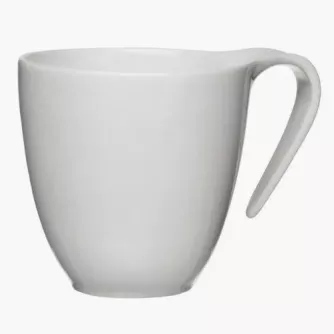 Hrnek DUKA TIME, 450 ml, porcelán, bílá