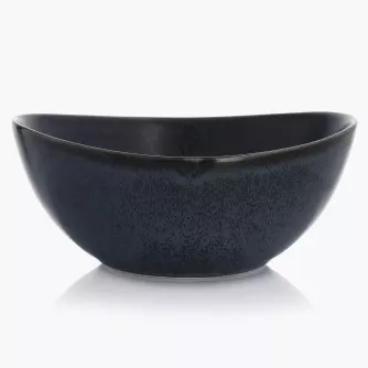 Miska DUKA TIME BLACK, porcelán, grafit, 600 ml