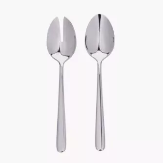 Salátový příbor DUKA TROPEA, nerezová ocel, stříbrná, 2 kusy