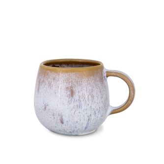 Sada hrnků TERRAFINA Amazônia, kamenina, bílá, 110 ml, 2 kusy